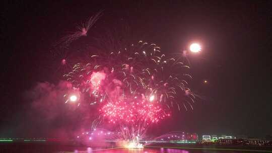 滴水湖烟花 上海烟花 魔戒