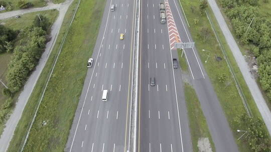 航拍道路交通情况