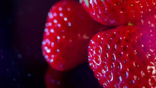 食品 食材 美食 草莓 农产品视频素材模板下载