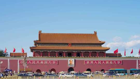 北京天安门广场视频素材模板下载