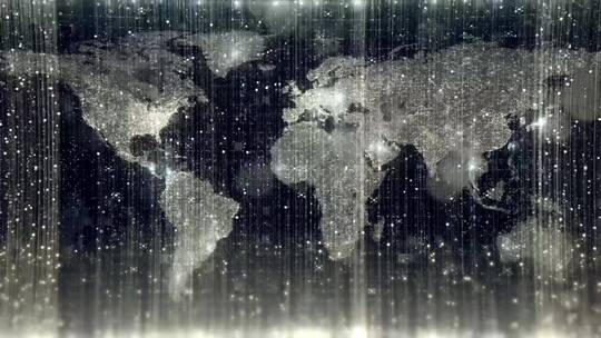 数字化世界地图视频素材模板下载