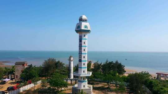 湛江徐闻 中国大陆最南端灯楼角灯塔