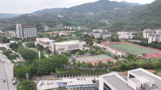 福建农林大学安溪茶学院农大茶院航拍