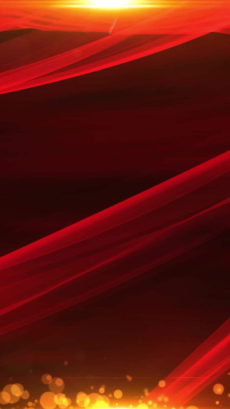 红色绸带背景视频素材