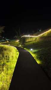 四川雅安石棉县云栖谷度假酒店夜景