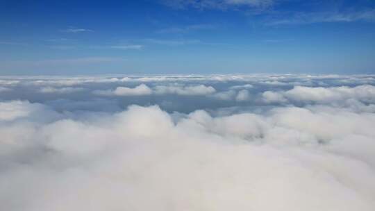 高空航拍云海云层之上视频素材模板下载