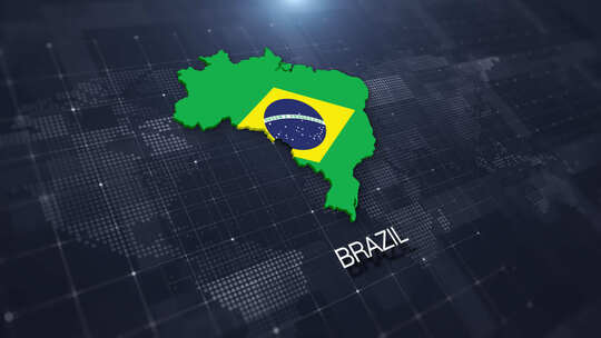 巴西地图显示