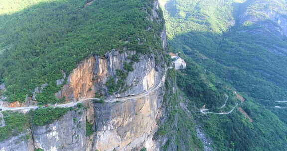 四川重庆兰英大峡谷景点航拍