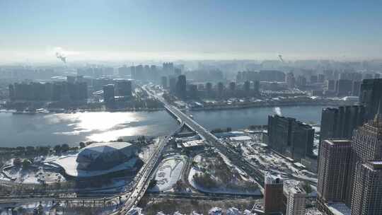 沈阳浑河 大钻石雪景