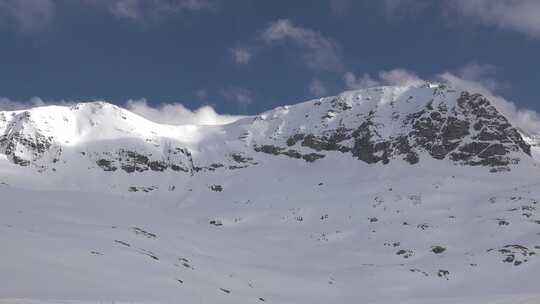 陆地冬季气候中的高海拔落基山脉