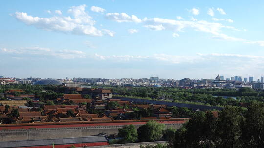 北京_俯瞰故宫