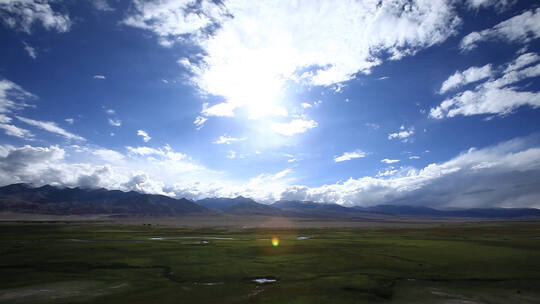 新疆天山实拍视频素材