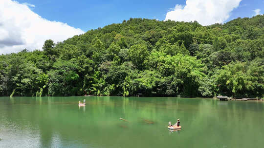 航拍海南五指山景区