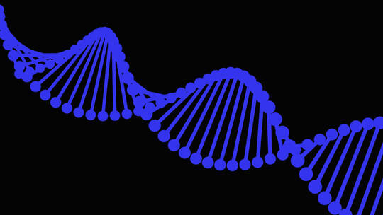 蓝色DNA视频带通道视频素材模板下载