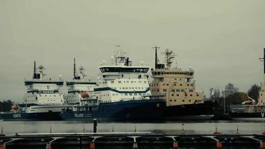 Helsinki， Port，芬兰，欧洲