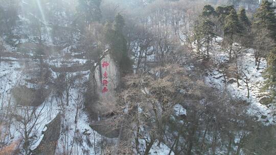 初春的西安钟南山南五台