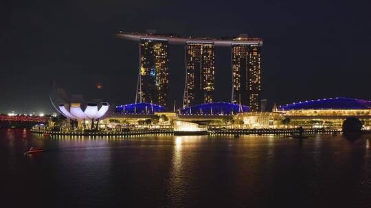 滨海湾金沙酒店夜景