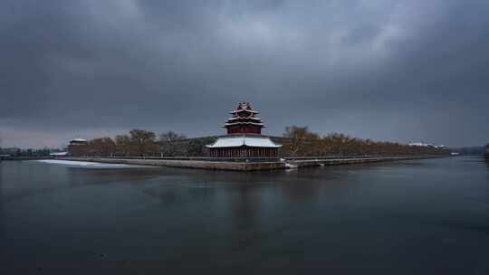 故宫角楼雪景