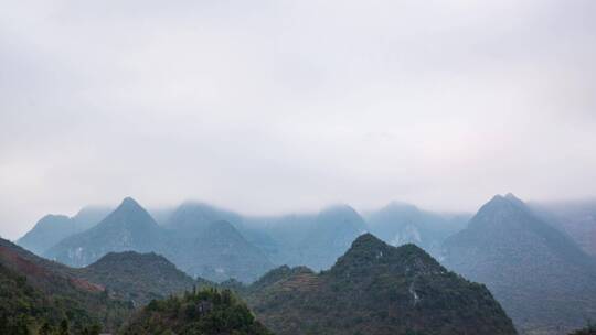 贵州六盘水延时摄影