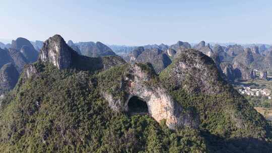 阳朔月亮山景区航拍