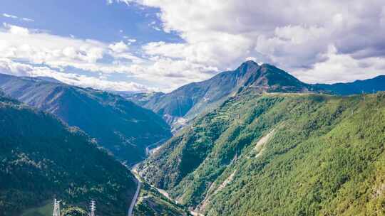 祖国山河美景 壮丽自然风景航拍