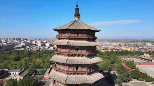 中国木塔，著名地标建筑