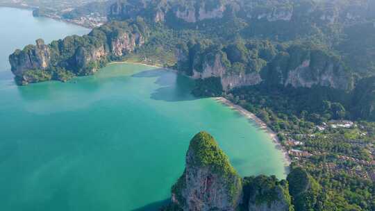 海滩俯瞰全景