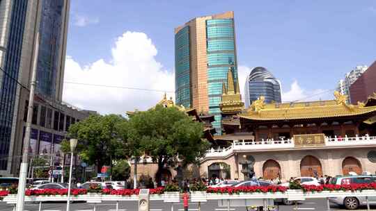 静安寺 人流 景点 十一 国庆