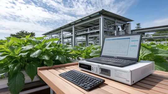 现代化植物工厂环境监测系统运行