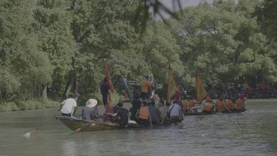 杭州西溪湿地龙舟活动