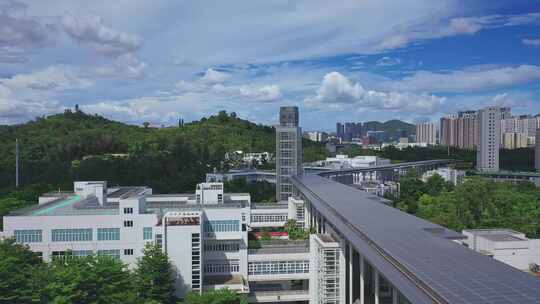 北京大学深圳研究生院航拍视频