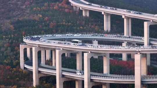 太原天龙山网红公路桥