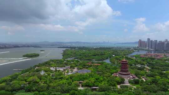 厦门集美区园博苑城市园林古塔