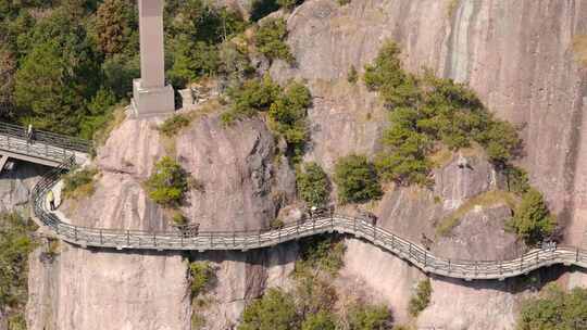 航拍神仙居景区