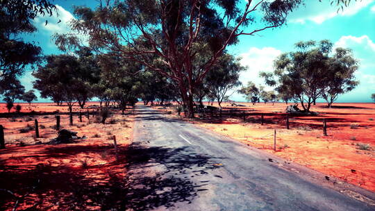 西澳大利亚金伯利的开放道路