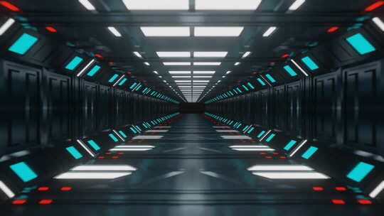 科技感未来感空间隧道