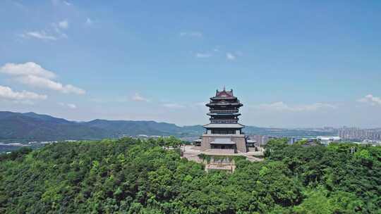 湖州市菰城景区 仁皇阁 仁皇山