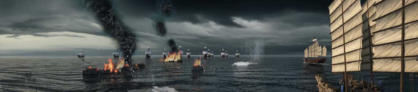 屯门海战鸦片战争-甲午战争攻城奴役片段