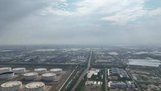 天津南港经济技术开发区航拍大景