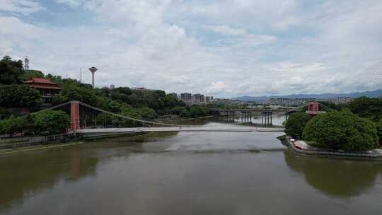 福建福州烟台山景区航拍