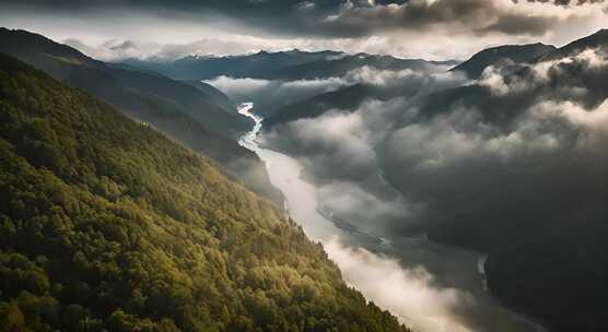 唯美风光日出日落云海风景唯美开场航拍中国