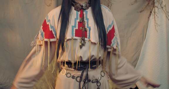 漂亮的土著女人