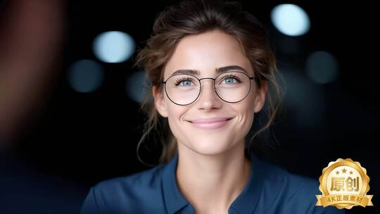 笑容绽放美好瞬间感受快乐传递温暖