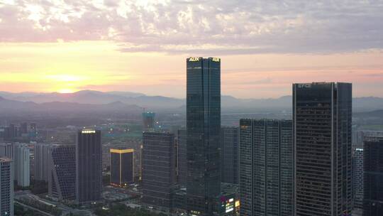 4K杭州未来科技城夜景