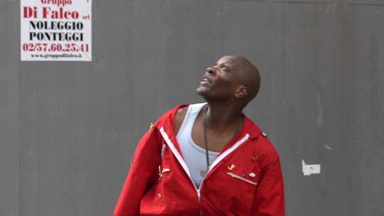 街头艺人表演/意大利米兰南欧风情