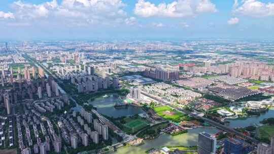 昆山宣传片、延时航拍、昆山城市大景、4K