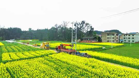 国家电网电力工程线路检修作业场景4k航拍