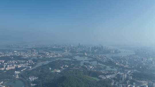 惠州市航拍惠州西湖景区大景高空全景风光