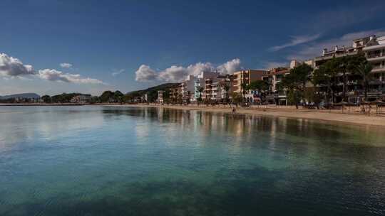 酒店，马略卡岛，西班牙，海岸