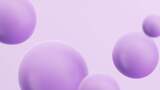 紫色简约球抽象图案背景高清在线视频素材下载